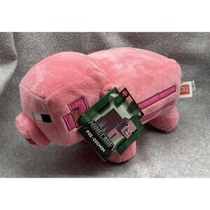NEW Minecraft Pink Pig Plush Toy Factory Stuffed Animal Plush Mojang Game Block